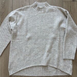 Neuflora Women's Ribbed Knit Sweater - Cream